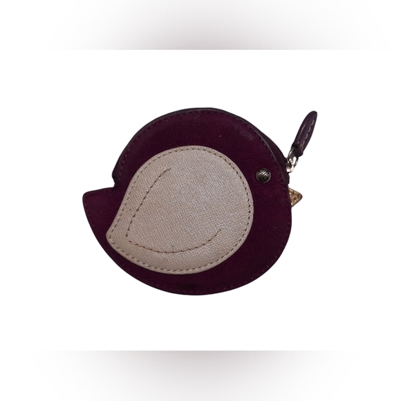 Coach Tweety Bird Suede Leather Patent Coin Purse Zip Pouch Y2K - Picture 2 of 14